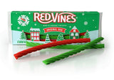American Licorice : Red Vines Original Red and Green Christmas Twists, 4oz (USA Import) [BB 07/08/2027]