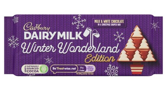 Cadbury : Limited Edition Dairy Milk Christmas Winter Wonderland Chocolate Bar 100g (Imported from the UK) [BB 07/05/26]