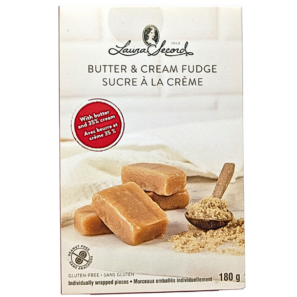 Laura Secord Butter & Cream Fudge Box 180g (with 35% cream) [BB 12/17/26]