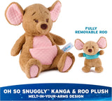 Gund : Premium Plush - Disney , Kanga & Removable Roo Oh So Snuggly - 12.5"