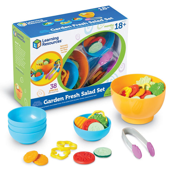 Learning Resources : New Sprouts® Garden Fresh Salad Set - 18 Mon+ (38 Pieces)
