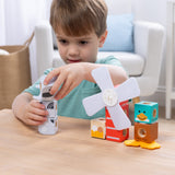 Melissa & Doug : Blockables™ Farm Friends Play Set