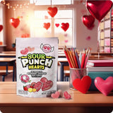 Sour Punch : Hearts Valentine's Day Candy, 9oz Bag [BB 11/19/2026]