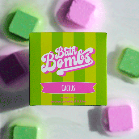 Happy Hippo : Cactus Cube Bombs 12 Pack 18.3 oz.