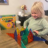 Crayola : Bold Colours Magnetic Building Tiles - 24 Pcs