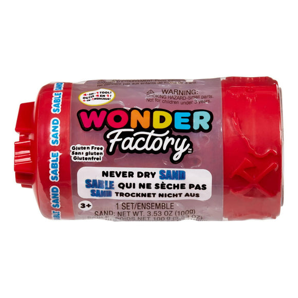 MGA : Wonder Factory - Never Dry Sand - Singles with 4-In-1 Tool