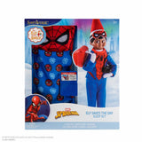 Elf On The Shelf : Marvel Spider-Man Elf Saves the Day Super Hero Sleep Set | Polar Props®