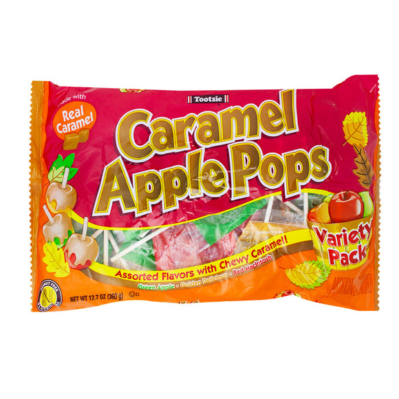 Tootsie : Halloween Caramel Apple Orchard Pops - 12.7oz