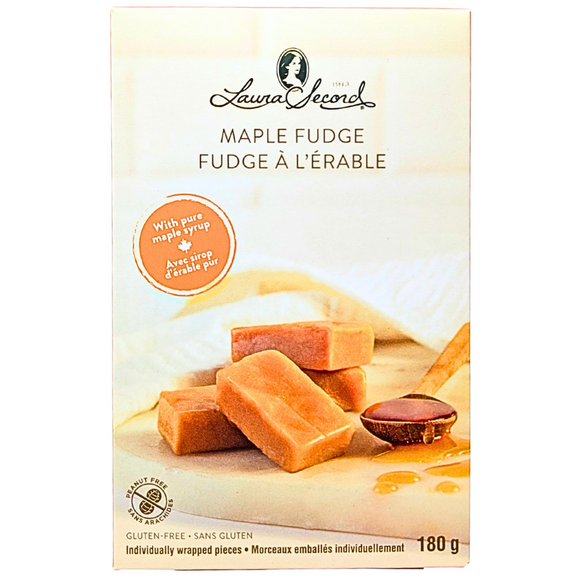 Laura Secord Maple Fudge Box - 180g (with PURE maple syrup) [BB 01/03/27]