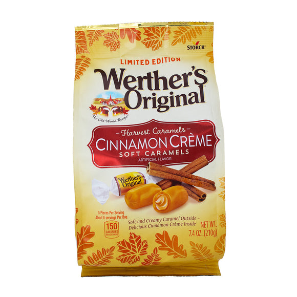 Werthers Original : Limited Edition Halloween  Cinnamon Creme Soft Caramels 7.4oz [BB 4/30/26]