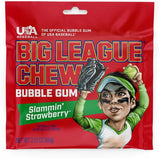 Big League Chew : Slammin' Strawberry Bubble Gum [BB 01/14/2028]