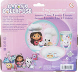 (PRE-ORDER) Danawares : Kids Paw 3pc Melamine Dinnerware Set (Assorted Styles) [ALL PRE-ORDERS ARE FINAL]