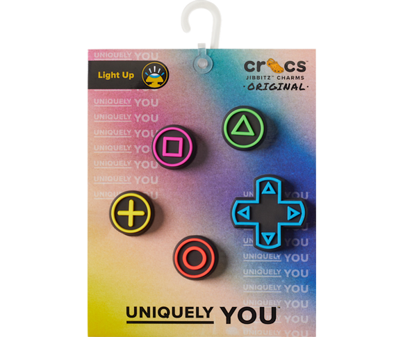 Crocs : Light Up Game Controller 5 Pack Jibbitz™ Charms
