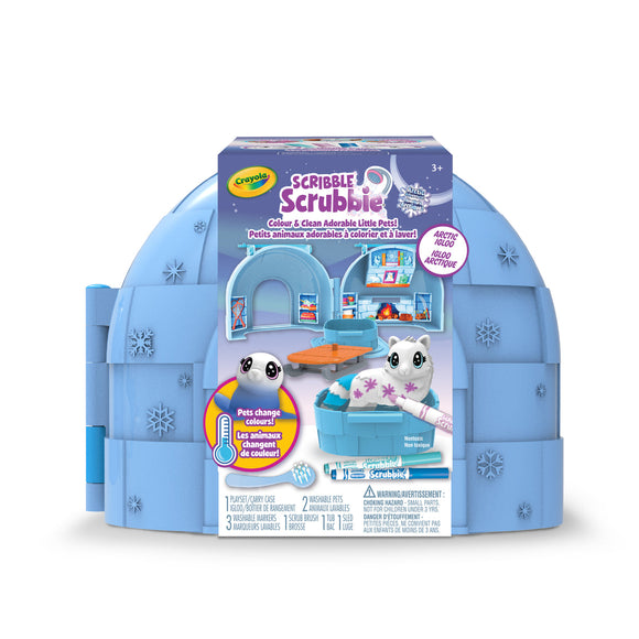 Crayola Scribble Scrubbie Pets Arctic Igloo Playset