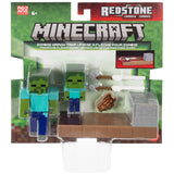 Minecraft : Redstone-Charged Zombie Arrow Trap Set with Figures and Accessories