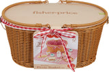 Fisher-Price : Wooden Picnic Basket & Food - Pretend Play Set For Preschool Kids, 31 Wood Pieces
