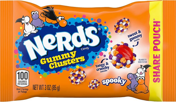 Ferrara : Nerds Spooky Gummy Clusters Halloween - 3oz [BB APRIL 25 2026]