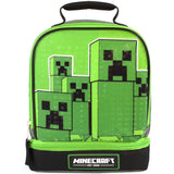 Minecraft Creeper Double Compartment Insulated Lunch Box