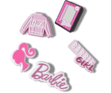 Crocs : Barbie Pink 5 Pack Jibbitz™ Charms