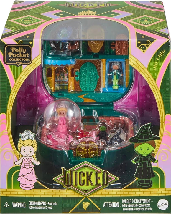 Polly Pocket : Wicked Collectors Edition : Micro Dolls And Playset,  With Hat And Bubble Accessories