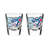 (PRE-ORDER) Toronto Blue Jays 50th Season : Limited Run - Two-Piece 2oz. Shot Glass Set