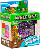 Minecraft x SlimyGloop Gelli Gels Glitter Series - Squishy Stress Cube (Assorted Styles)
