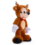 Disney Mickey Mouse : 2025 Reindeer Festive Christmas Plush 14"