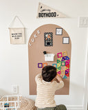 (PRE-ORDER) Cherrypick : Original Magic Playwall - Arch Magnetic Wall Decal for Kids (Assorted Colors)