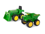 Tomy : John Deere 6 Inch Sandbox Toy Set with Toy Truck and Toy Tractor