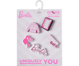 Crocs : Barbie Pink 5 Pack Jibbitz™ Charms