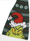 The Grinch : Grinch Face Santa Knit Hat