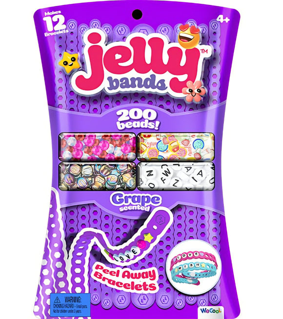 WeCool : Scented Jelly Bands 12 Pack with 200 Beads! (Assorted)