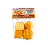 Fluffmellies : Mini Bread 4 Pack - Ultra Slow-Rise Sweet Bakery Scented Squishi Fidget