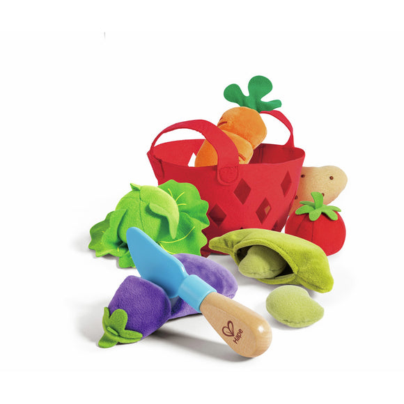 Hape : Toddler Vegetable Basket - 18 Months + (8 Pieces)