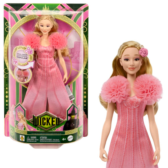 Mattel : Universal Pictures' Wicked Singing Glinda Fashion Doll, Posable With Removable Movie Fashions & Accessories