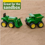 Tomy : John Deere 6 Inch Sandbox Toy Set with Toy Truck and Toy Tractor