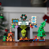 Brickcraft : Grinch in Fireplace