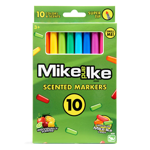 Mike and Ike : Scented Super Tip Markers - 10 Pack
