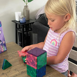 Crayola : Glitter Magnetic Building Tiles - 24 Pcs