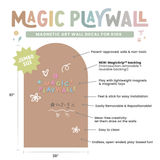 Cherrypick : JUMBO Magic Playwall - Arch Magnetic Wall Decal - Sage Green