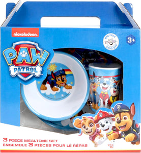 (PRE-ORDER) Danawares : Kids Paw 3pc Melamine Dinnerware Set (Assorted Styles) [ALL PRE-ORDERS ARE FINAL]