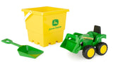John Deere Sandbox Toy Set with Tractor, Bucket and Shovel
