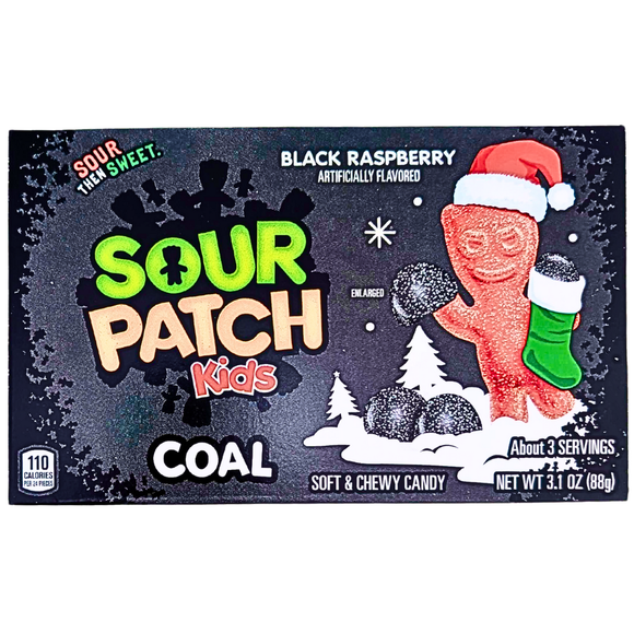 Sour Patch Kids - Coal 3.1oz -  Theater Box [BB 06/2026]