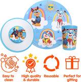 (PRE-ORDER) Danawares : Kids Paw 3pc Melamine Dinnerware Set (Assorted Styles) [ALL PRE-ORDERS ARE FINAL]