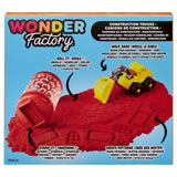 MGA : Wonder Factory Never Dry Sand Construction Trucks 4-In-1 Tool