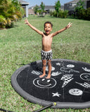(PRE-ORDER) Cherrypick Summer : Sprinkler Splash Pad for Kids - Monochrome Smile