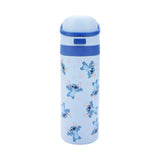 Lilo & Stitch All-Over Stitch Print Blue 24 Oz Stainless Steel Water Bottle