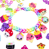 Rainbow Loom® : Loomi-Pals® Charm Bracelet Kit - Food