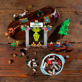 Brickcraft : Grinch in Fireplace