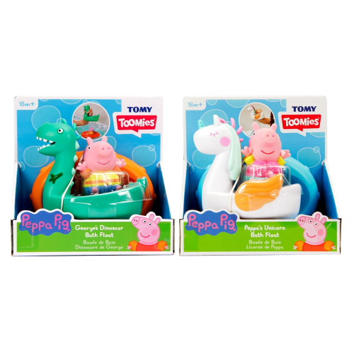 Tomy Toomies : Splash & Float Peppa Pig – 2-in-1 Water Toy with Water Pour and Squirt fun (Assorted Styles)